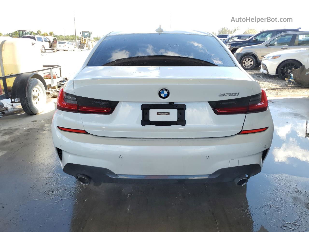 2020 Bmw 330i  White vin: 3MW5R1J09L8B08883