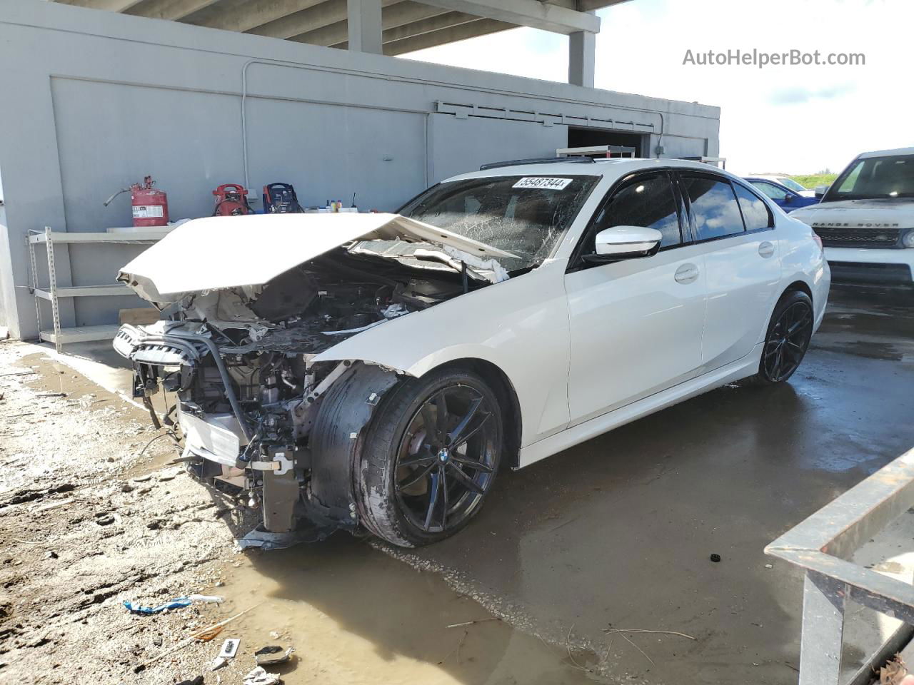 2020 Bmw 330i  White vin: 3MW5R1J09L8B08883