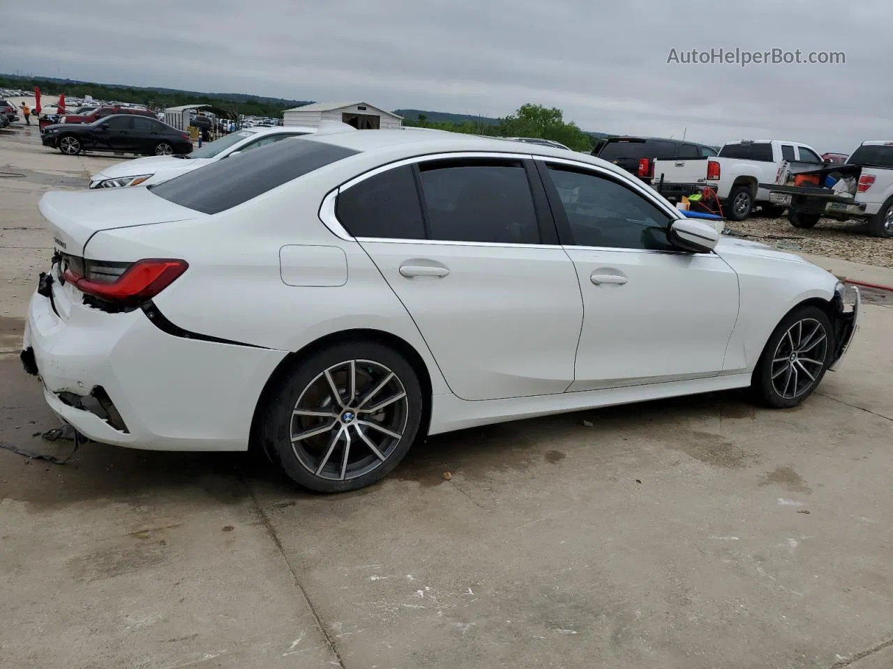 2020 Bmw 330i  White vin: 3MW5R1J09L8B39681