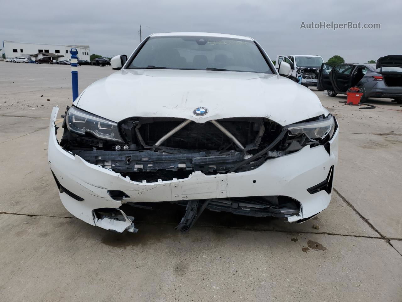 2020 Bmw 330i  White vin: 3MW5R1J09L8B39681