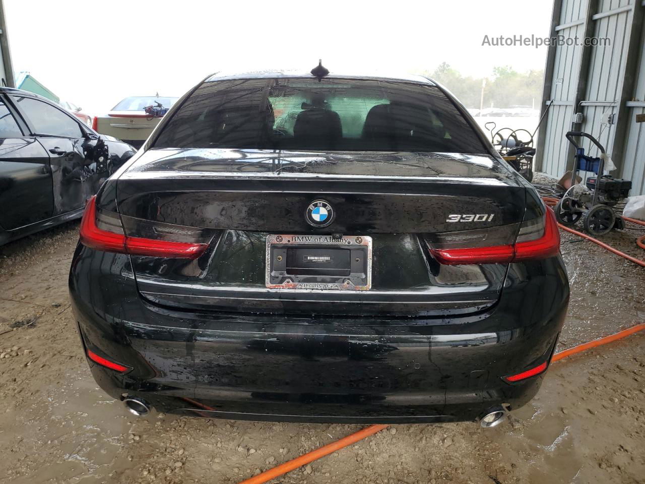 2021 Bmw 330i  Black vin: 3MW5R1J09M8B75100