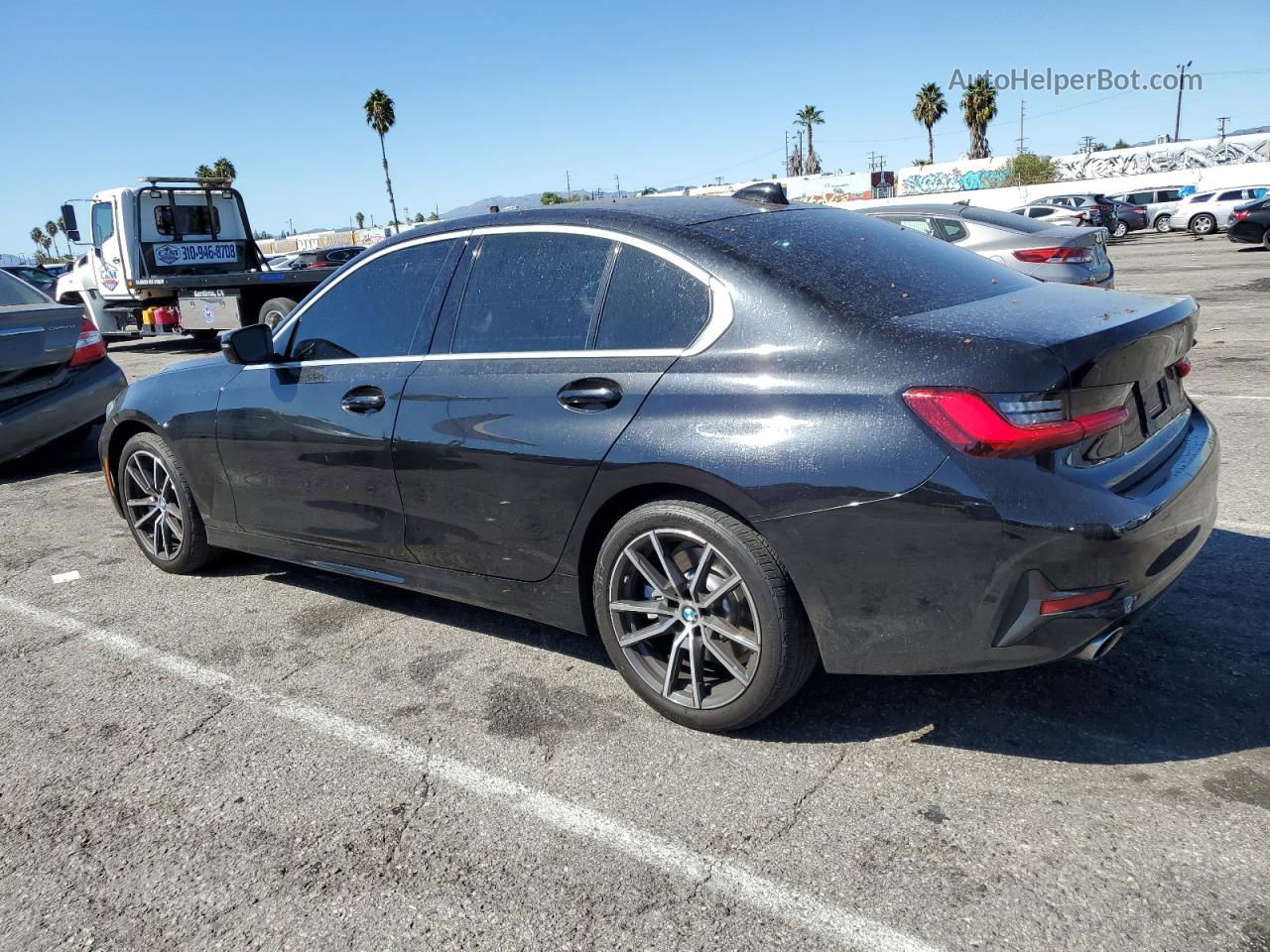 2020 Bmw 330i  Black vin: 3MW5R1J0XL8B22324