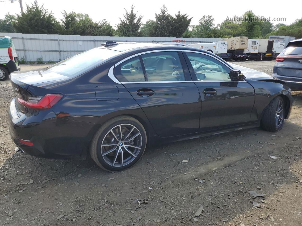 2020 Bmw 330i  Black vin: 3MW5R1J0XL8B24137