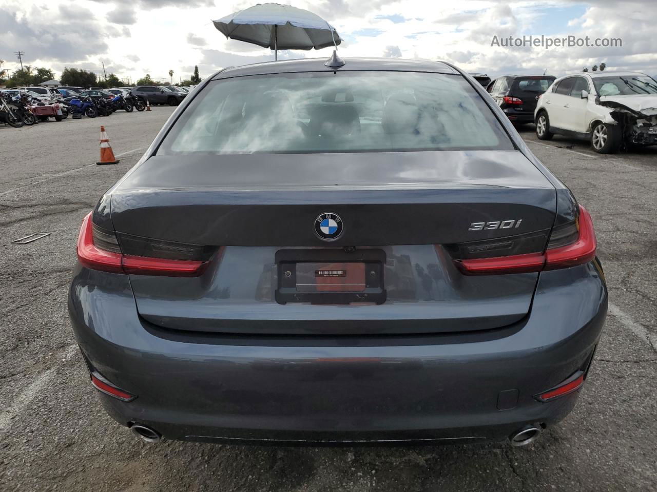 2020 Bmw 330i  Gray vin: 3MW5R1J0XL8B26258