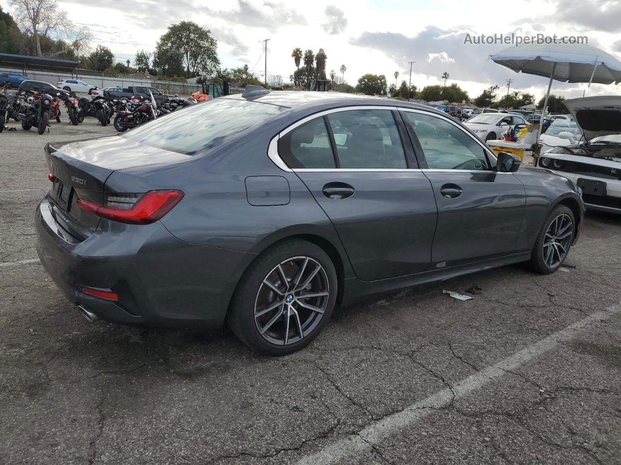 2020 Bmw 330i  Gray vin: 3MW5R1J0XL8B26258