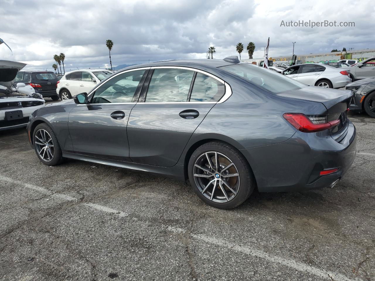 2020 Bmw 330i  Gray vin: 3MW5R1J0XL8B26258