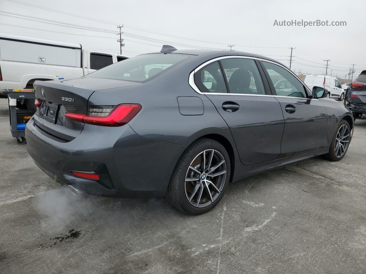 2020 Bmw 330i  Gray vin: 3MW5R1J0XL8B26258