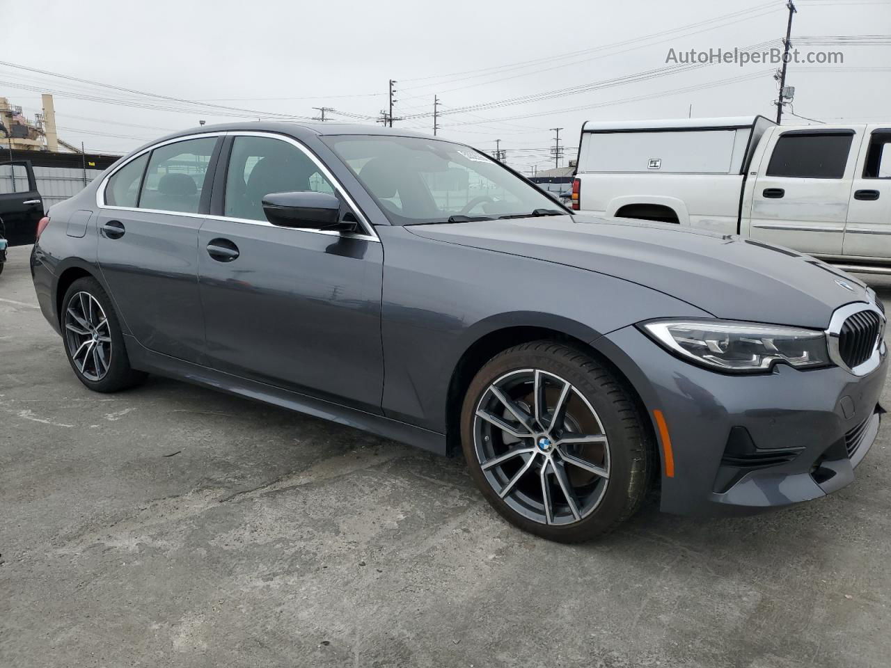 2020 Bmw 330i  Gray vin: 3MW5R1J0XL8B26258