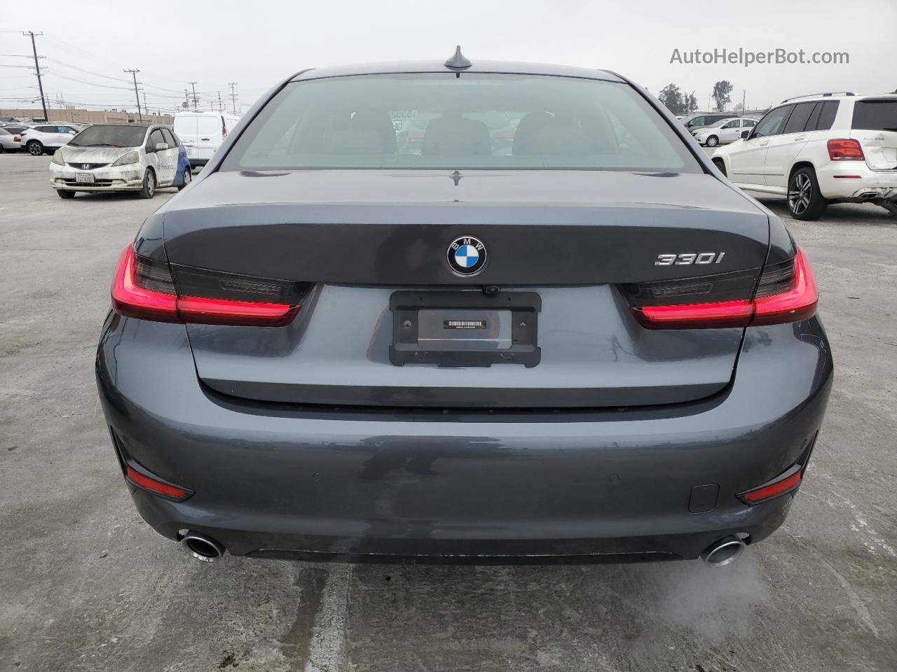 2020 Bmw 330i  Gray vin: 3MW5R1J0XL8B26258