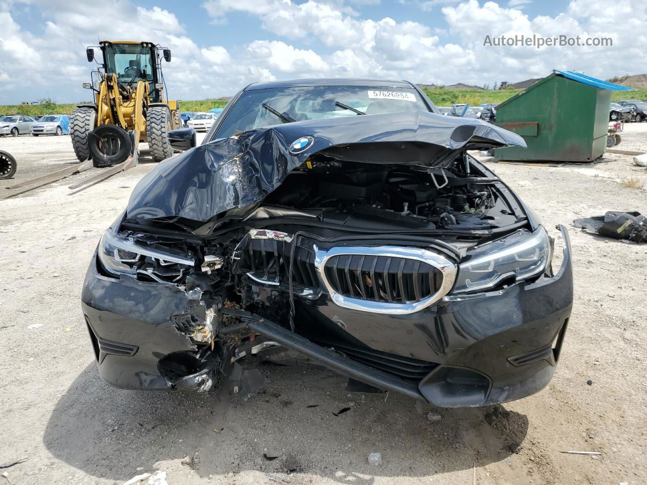 2020 Bmw 330i  Black vin: 3MW5R1J0XL8B29385