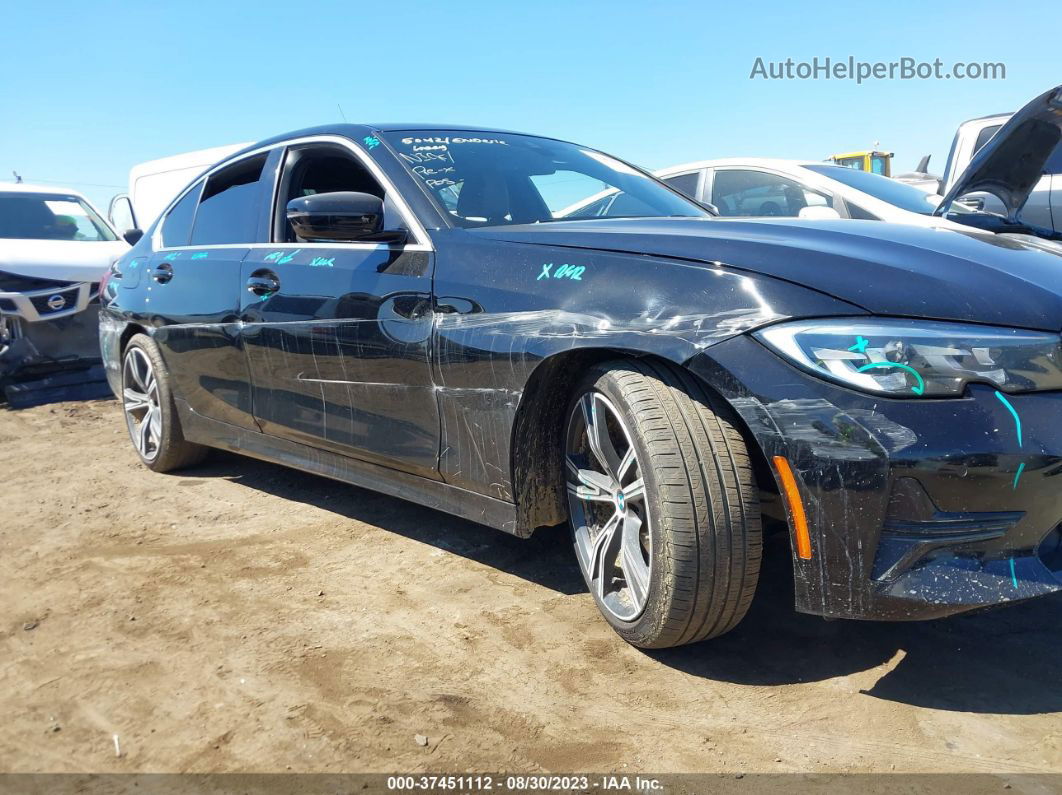 2020 Bmw 3 Series 330i Black vin: 3MW5R1J0XL8B36482