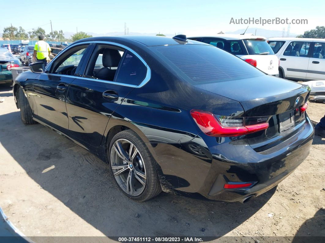 2020 Bmw 3 Series 330i Black vin: 3MW5R1J0XL8B36482