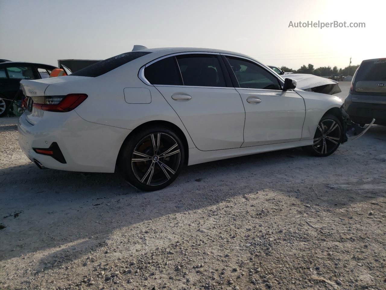 2021 Bmw 330i  White vin: 3MW5R1J0XM8C11148