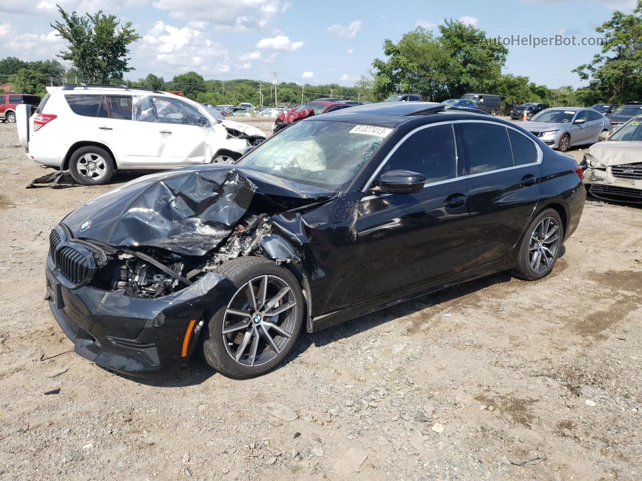 2020 Bmw 330xi  Черный vin: 3MW5R7J00L8B14347