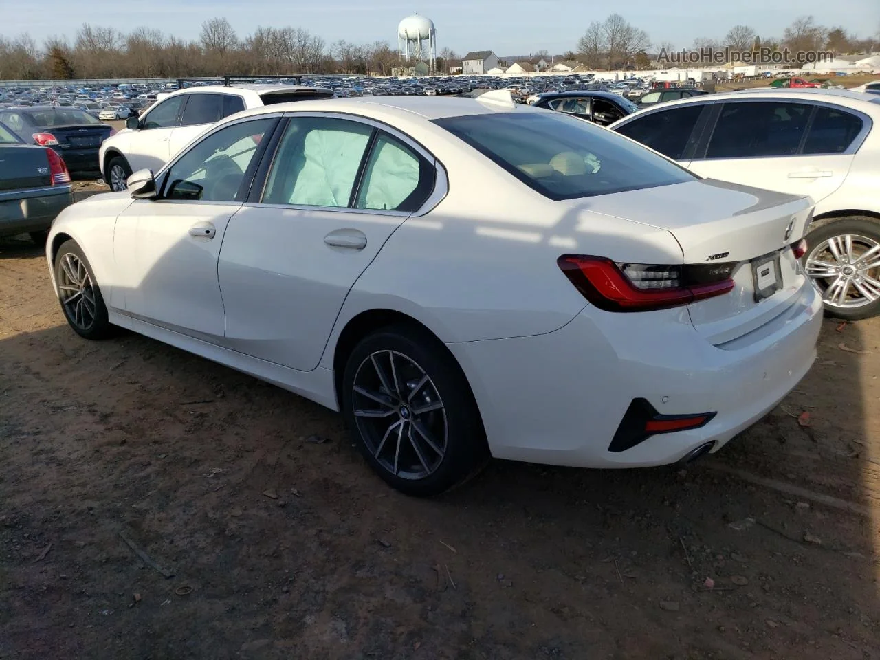 2020 Bmw 330xi  White vin: 3MW5R7J00L8B15708