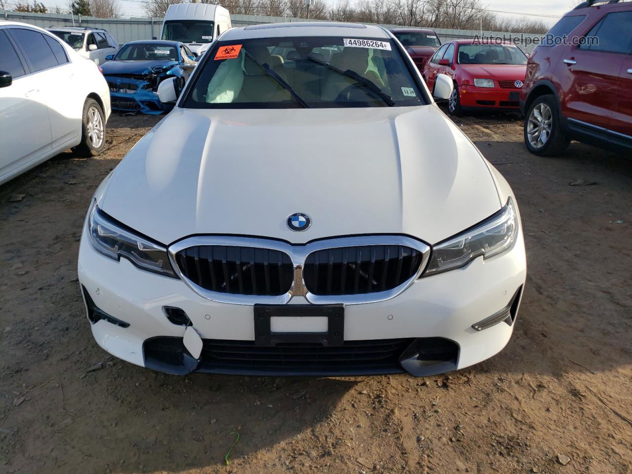 2020 Bmw 330xi  White vin: 3MW5R7J00L8B15708