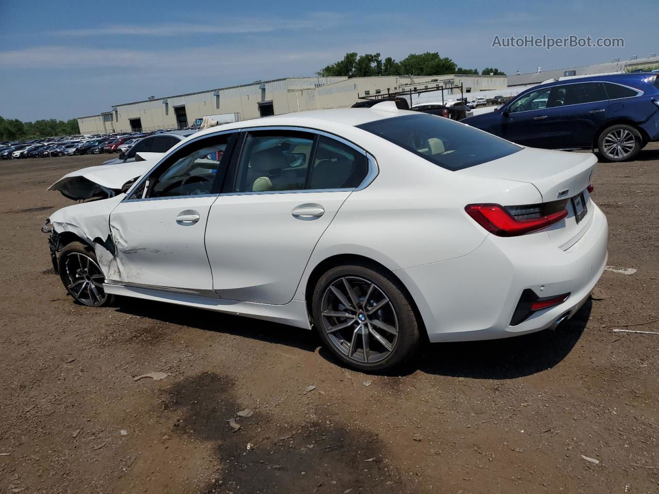 2020 Bmw 330xi  White vin: 3MW5R7J00L8B19810