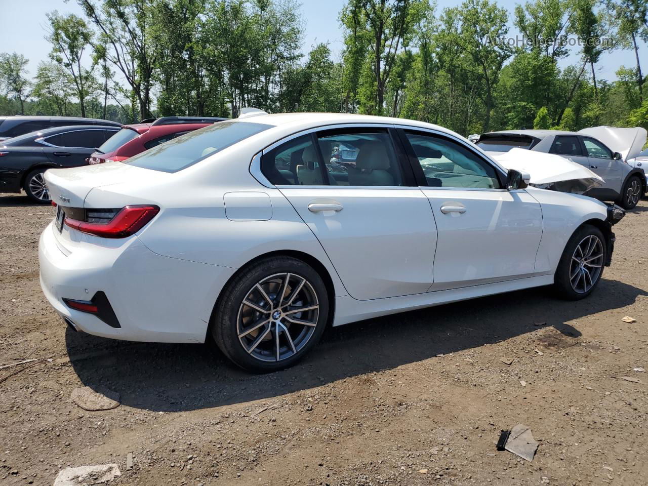 2020 Bmw 330xi  White vin: 3MW5R7J00L8B19810