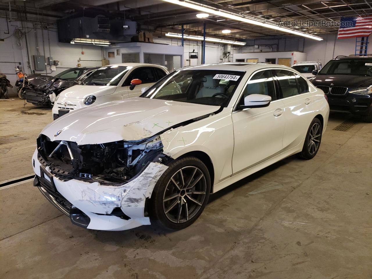 2020 Bmw 330xi  White vin: 3MW5R7J01L8B16060