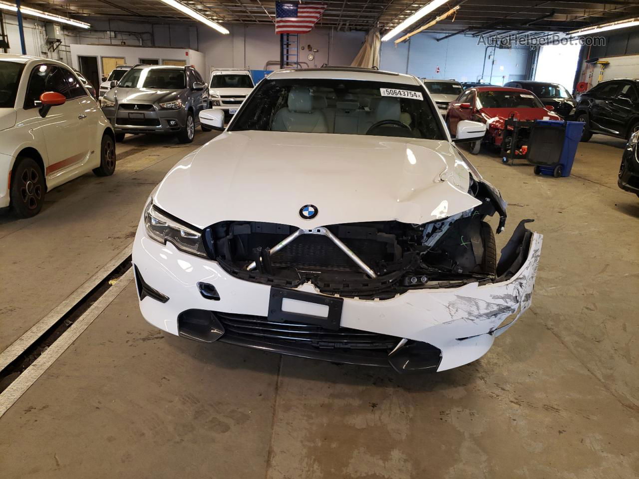 2020 Bmw 330xi  White vin: 3MW5R7J01L8B16060