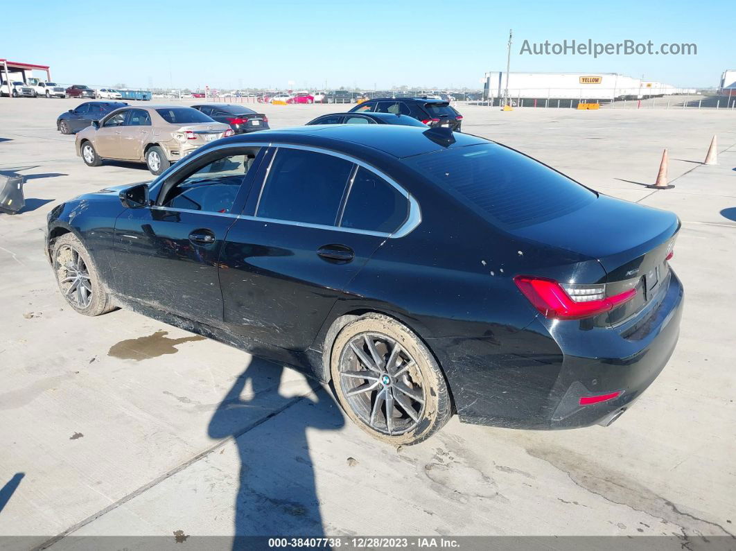 2020 Bmw 330i Xdrive Black vin: 3MW5R7J01L8B23705