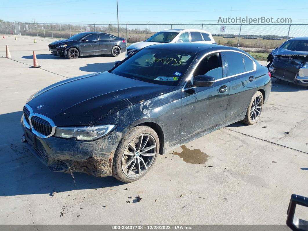 2020 Bmw 330i Xdrive Black vin: 3MW5R7J01L8B23705