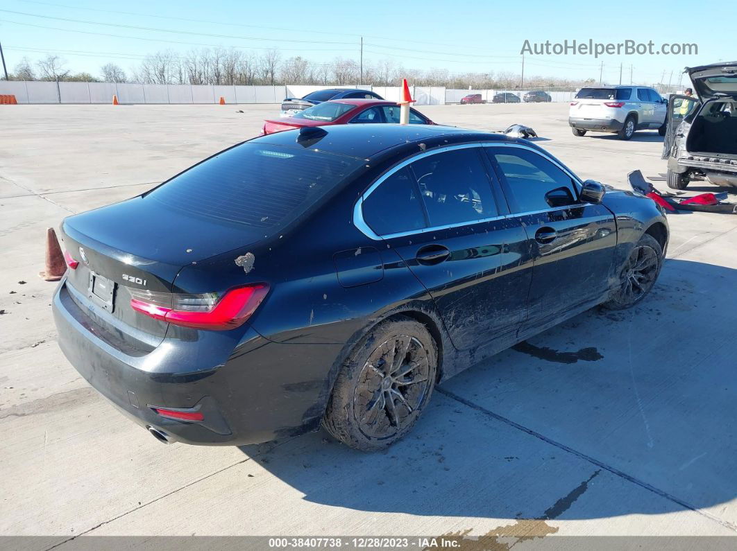 2020 Bmw 330i Xdrive Black vin: 3MW5R7J01L8B23705