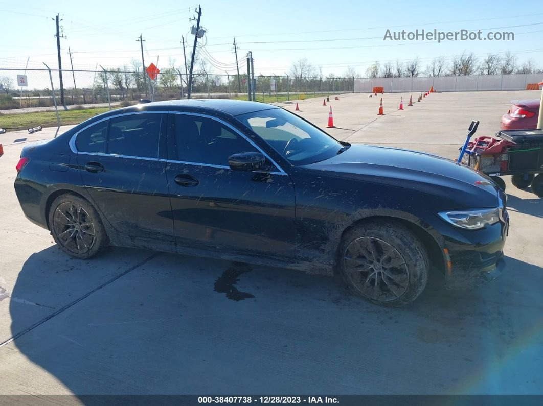 2020 Bmw 330i Xdrive Black vin: 3MW5R7J01L8B23705