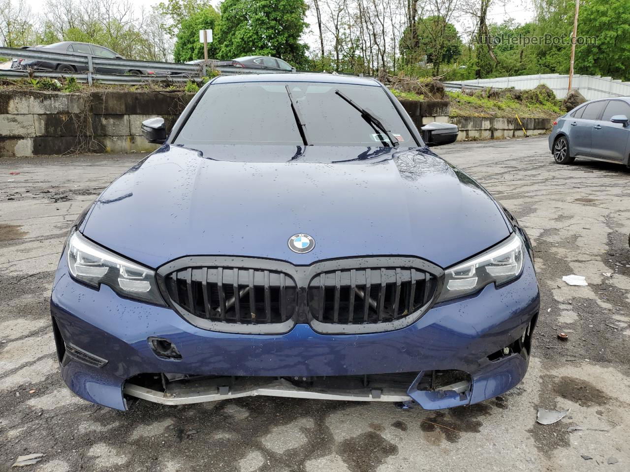 2020 Bmw 330xi  Blue vin: 3MW5R7J02L8B15600