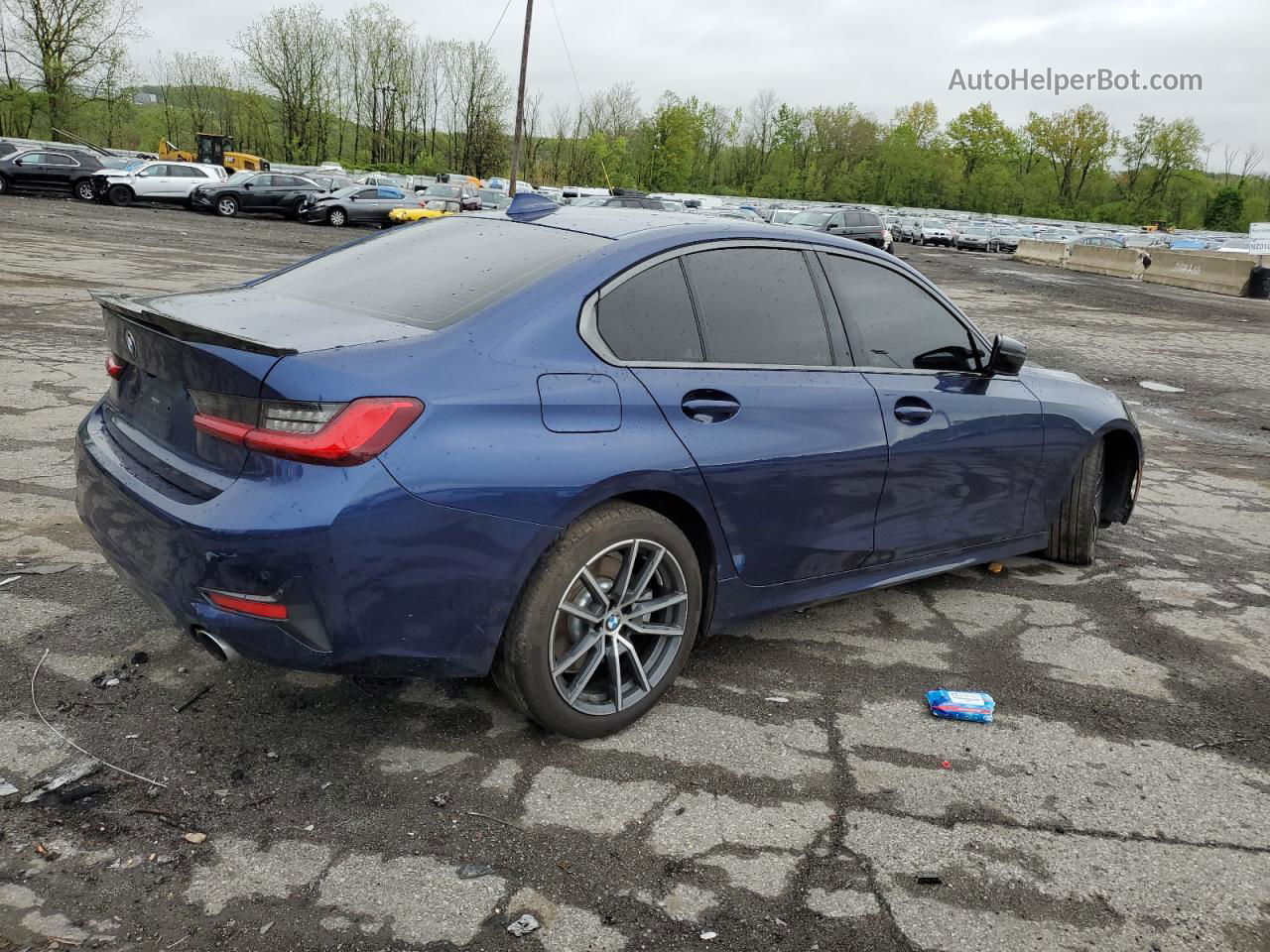 2020 Bmw 330xi  Blue vin: 3MW5R7J02L8B15600