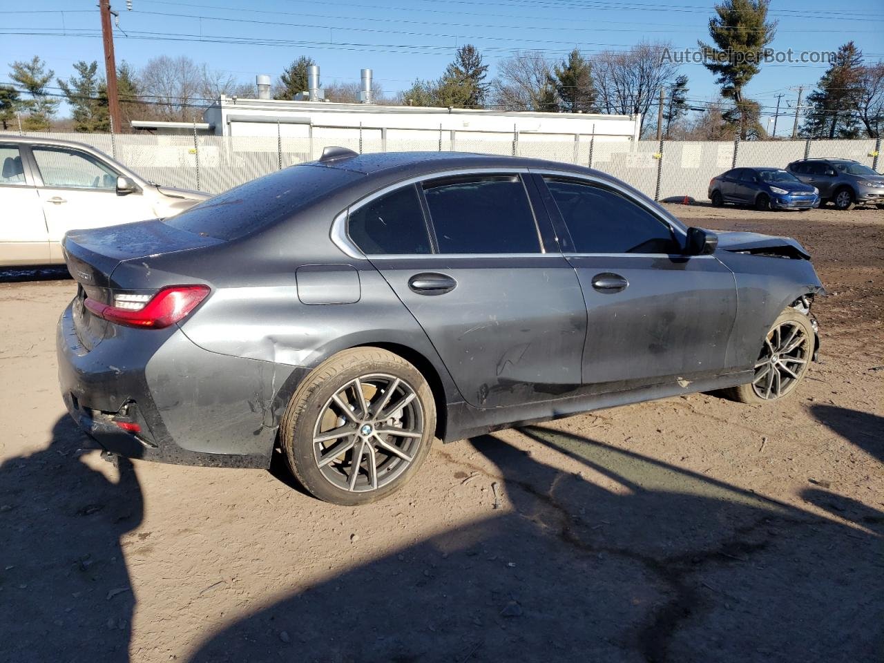 2020 Bmw 330xi  Gray vin: 3MW5R7J03L8B09160