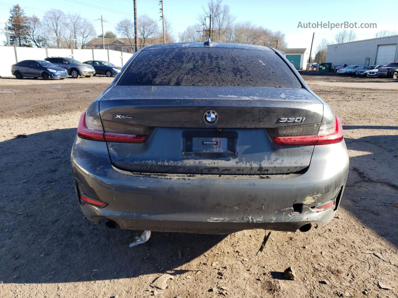 2020 Bmw 330xi  Gray vin: 3MW5R7J03L8B09160