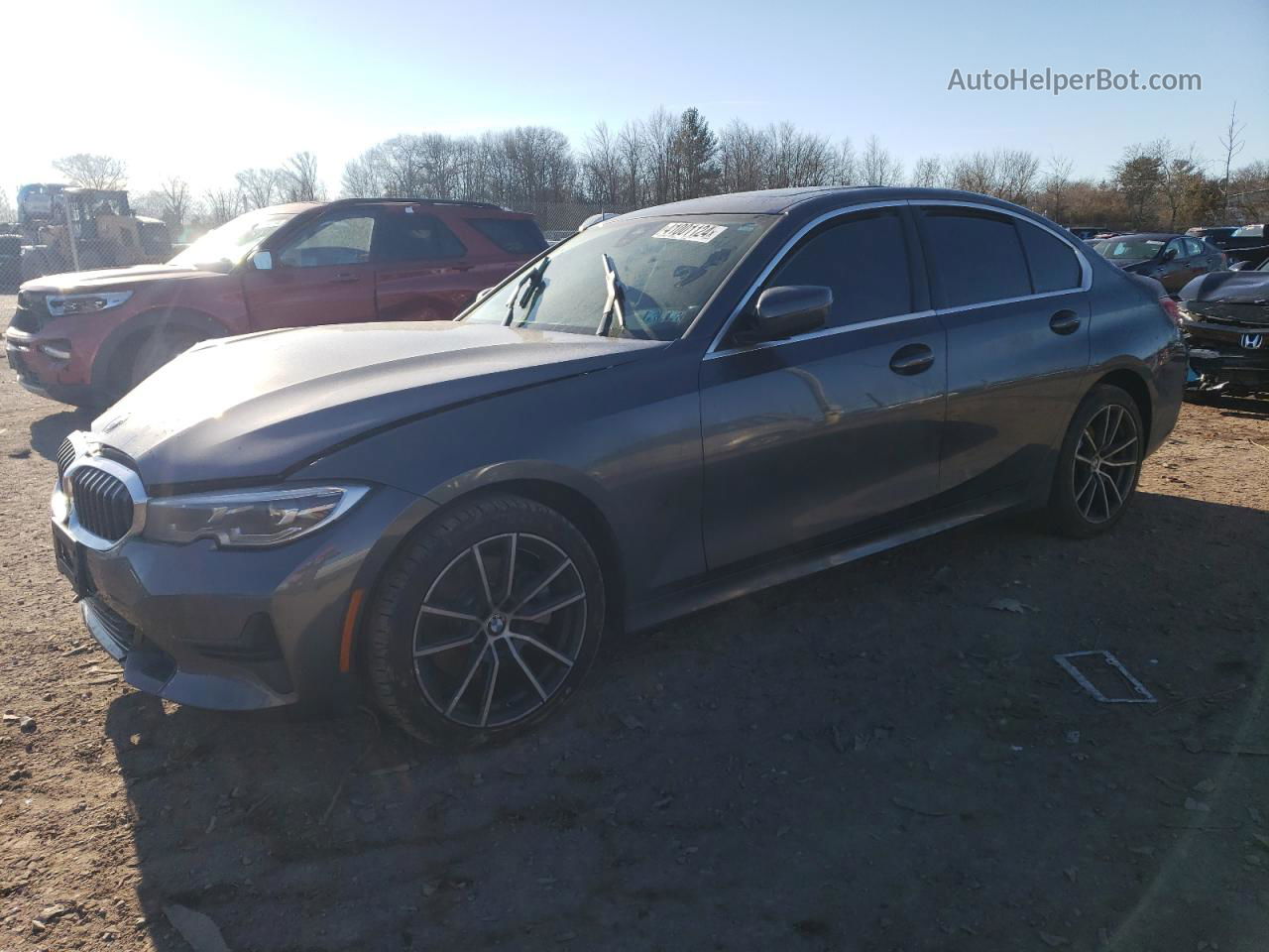 2020 Bmw 330xi  Gray vin: 3MW5R7J03L8B09160