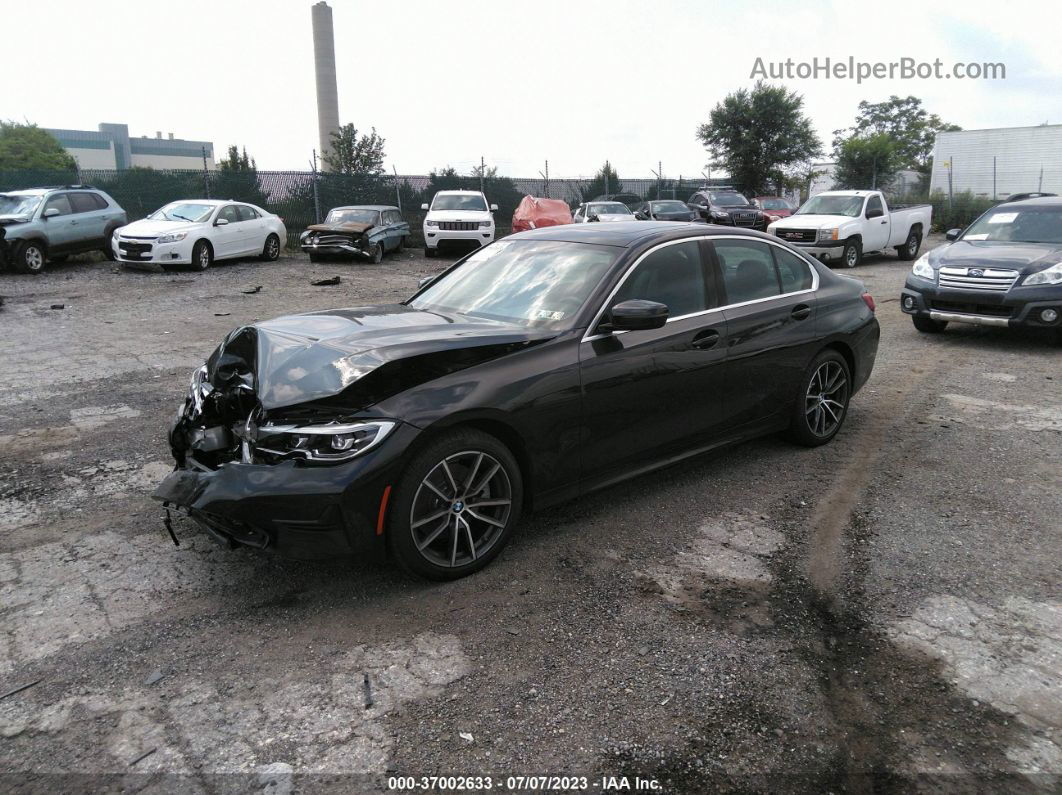 2020 Bmw 3 Series 330i Xdrive Black vin: 3MW5R7J03L8B20143