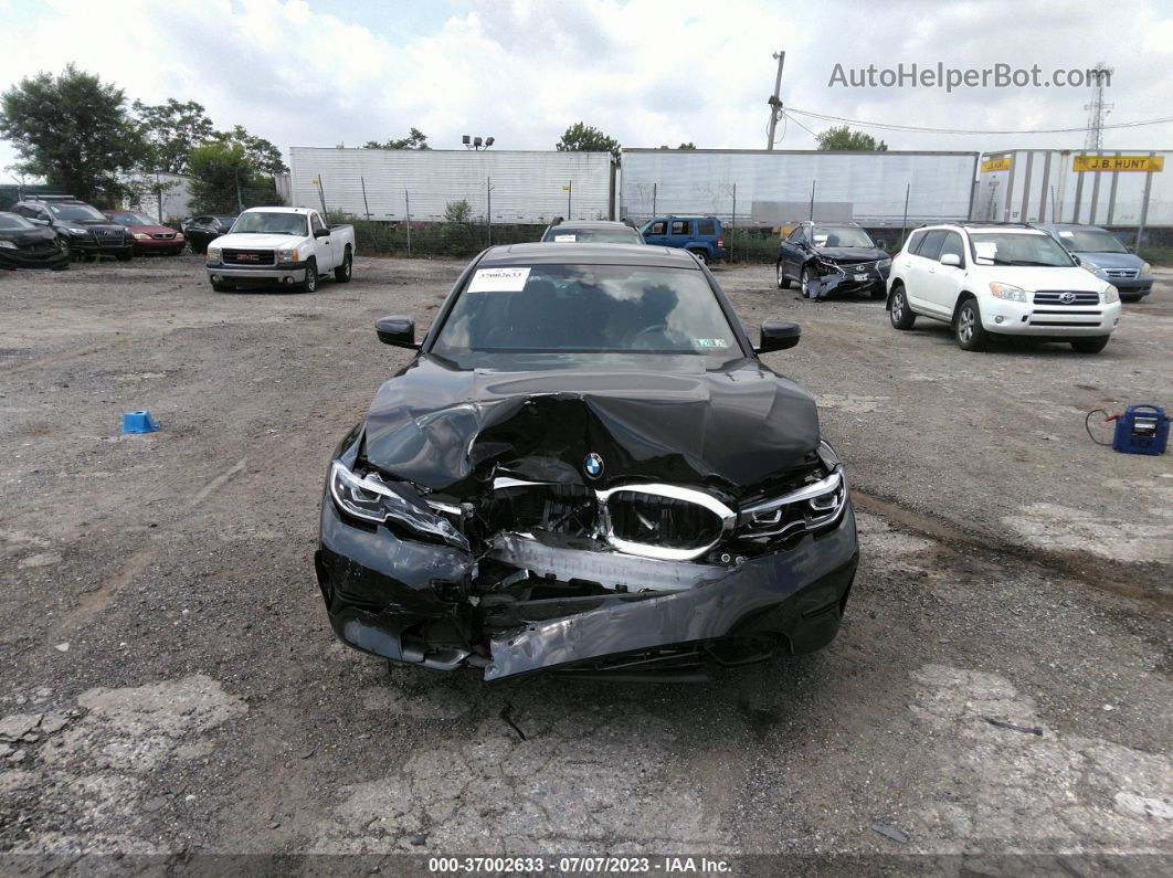 2020 Bmw 3 Series 330i Xdrive Black vin: 3MW5R7J03L8B20143