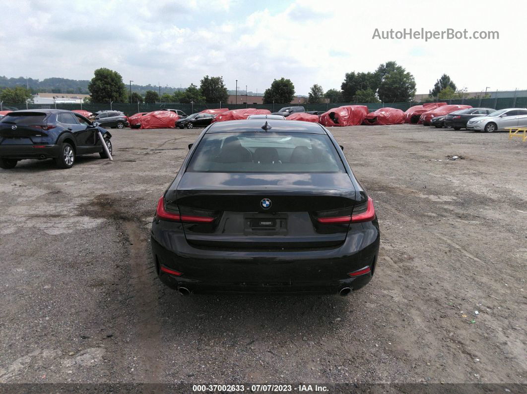 2020 Bmw 3 Series 330i Xdrive Black vin: 3MW5R7J03L8B20143