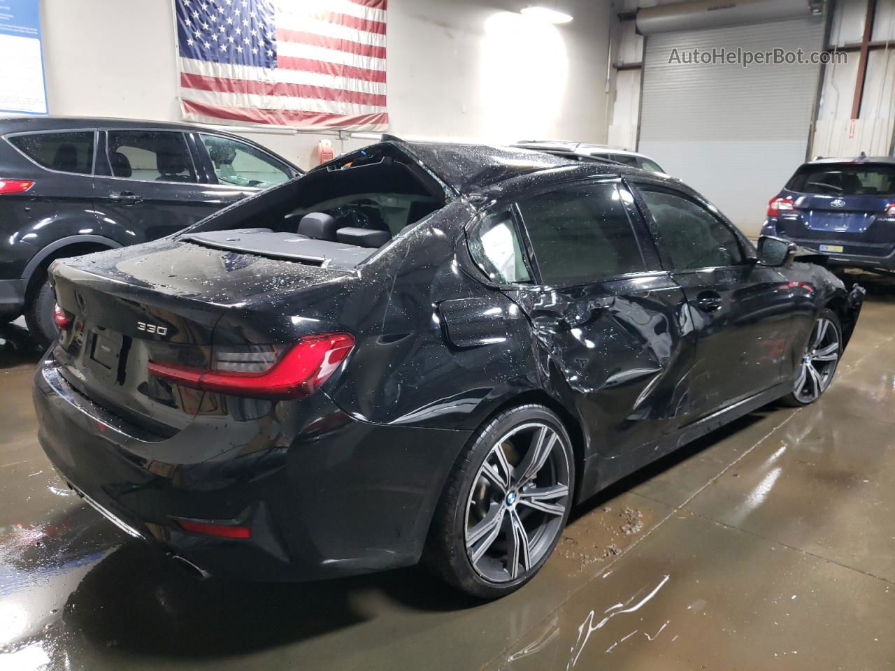 2021 Bmw 330xi  Black vin: 3MW5R7J03M8C21300