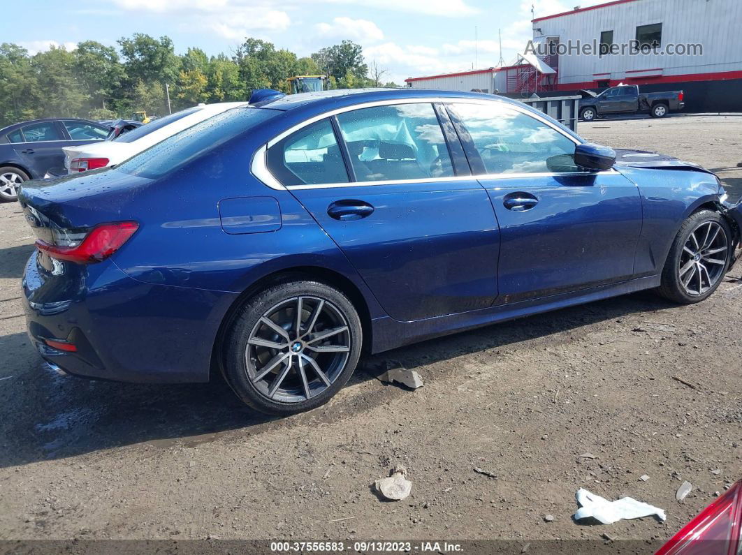 2020 Bmw 3 Series 330i Xdrive Blue vin: 3MW5R7J04L8B11242