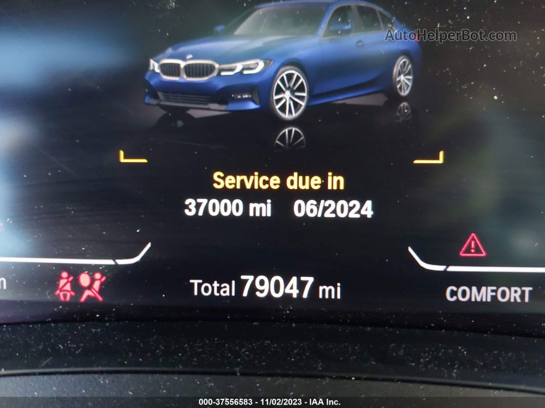 2020 Bmw 3 Series 330i Xdrive Blue vin: 3MW5R7J04L8B11242