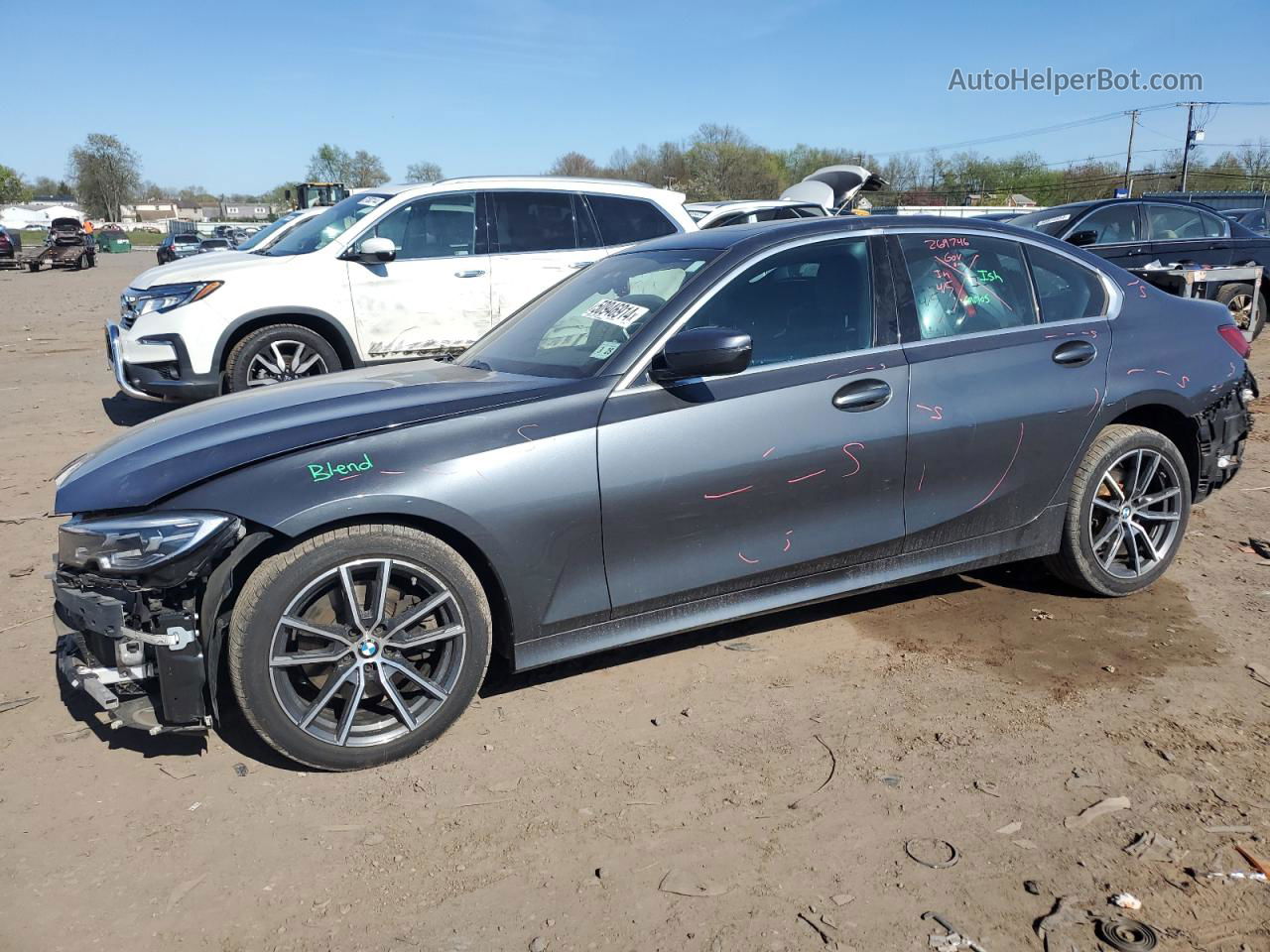 2020 Bmw 330xi  Угольный vin: 3MW5R7J04L8B18045