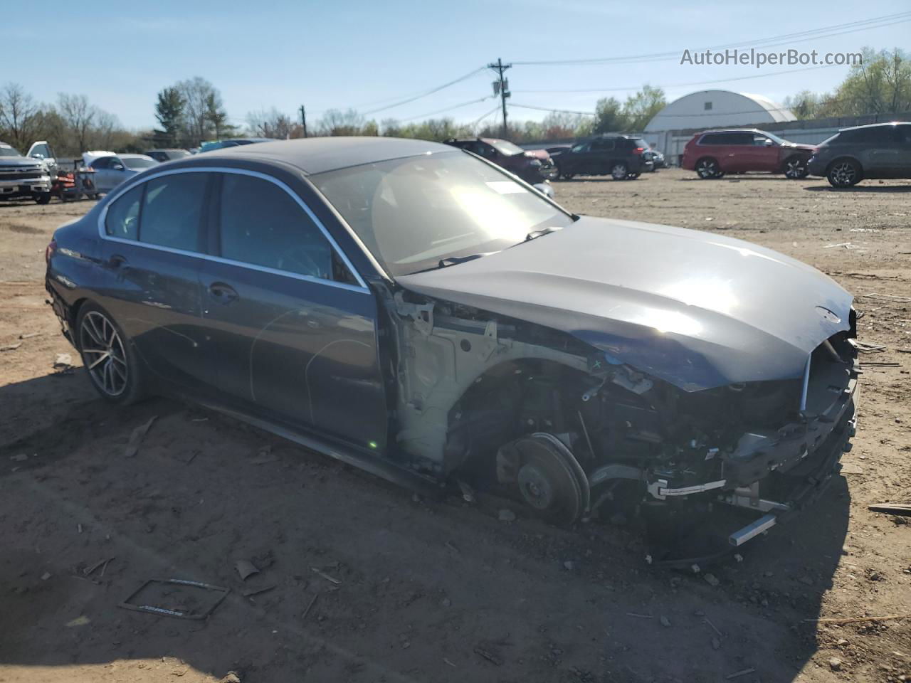 2020 Bmw 330xi  Charcoal vin: 3MW5R7J04L8B18045