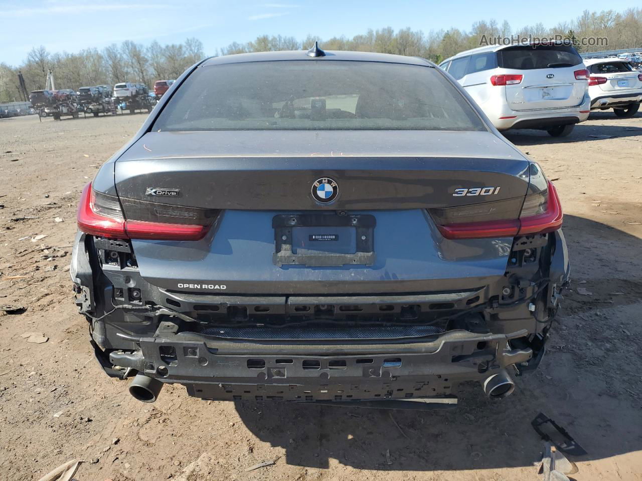 2020 Bmw 330xi  Charcoal vin: 3MW5R7J04L8B18045