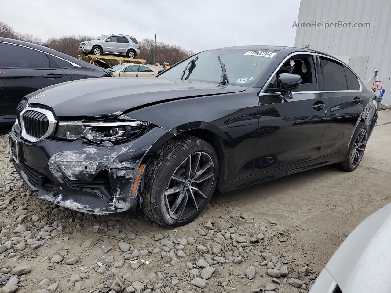 2020 Bmw 330xi  Black vin: 3MW5R7J04L8B23892