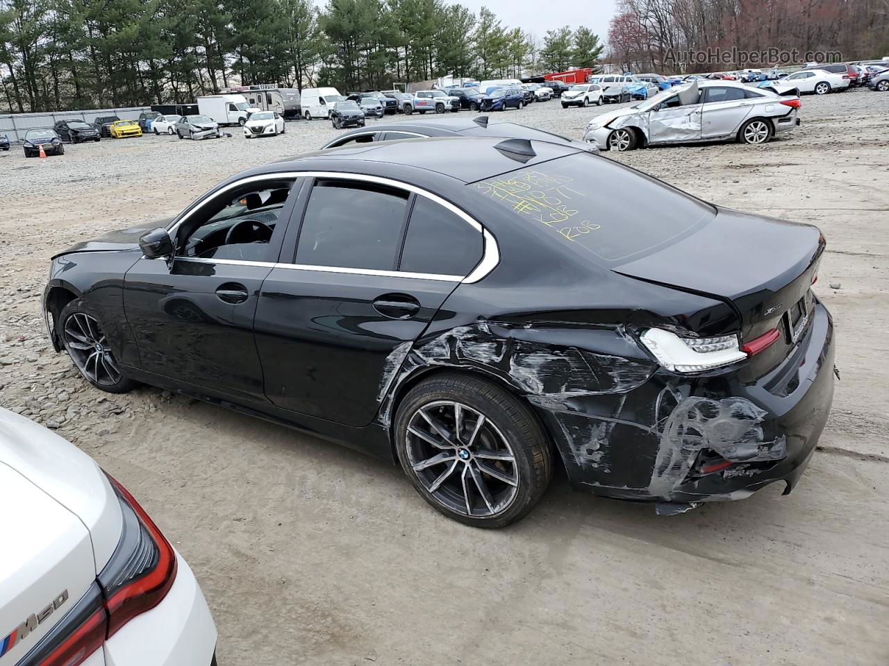 2020 Bmw 330xi  Black vin: 3MW5R7J04L8B23892