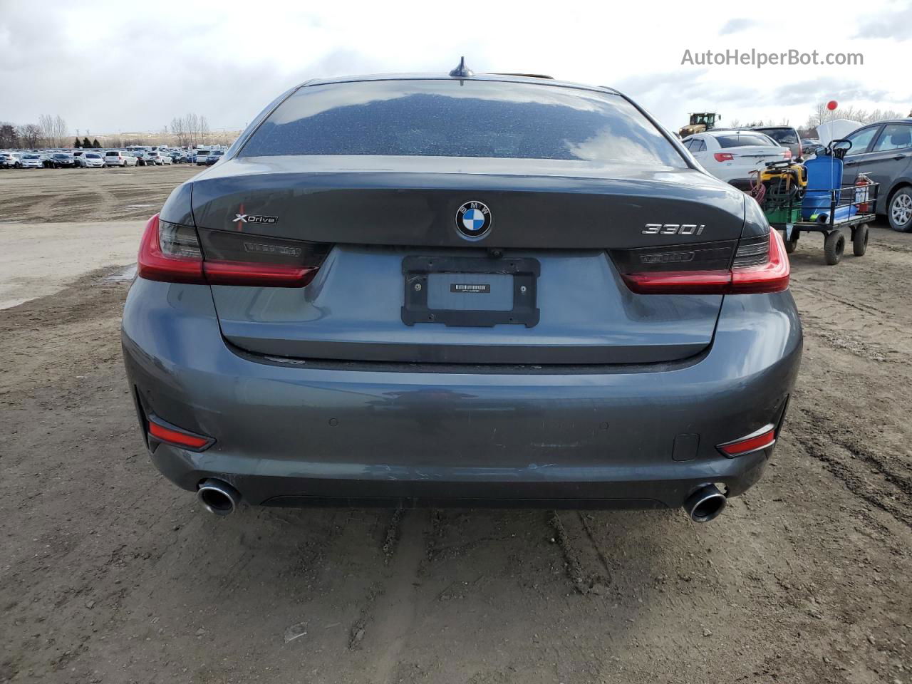 2020 Bmw 330xi  Gray vin: 3MW5R7J04L8B29983