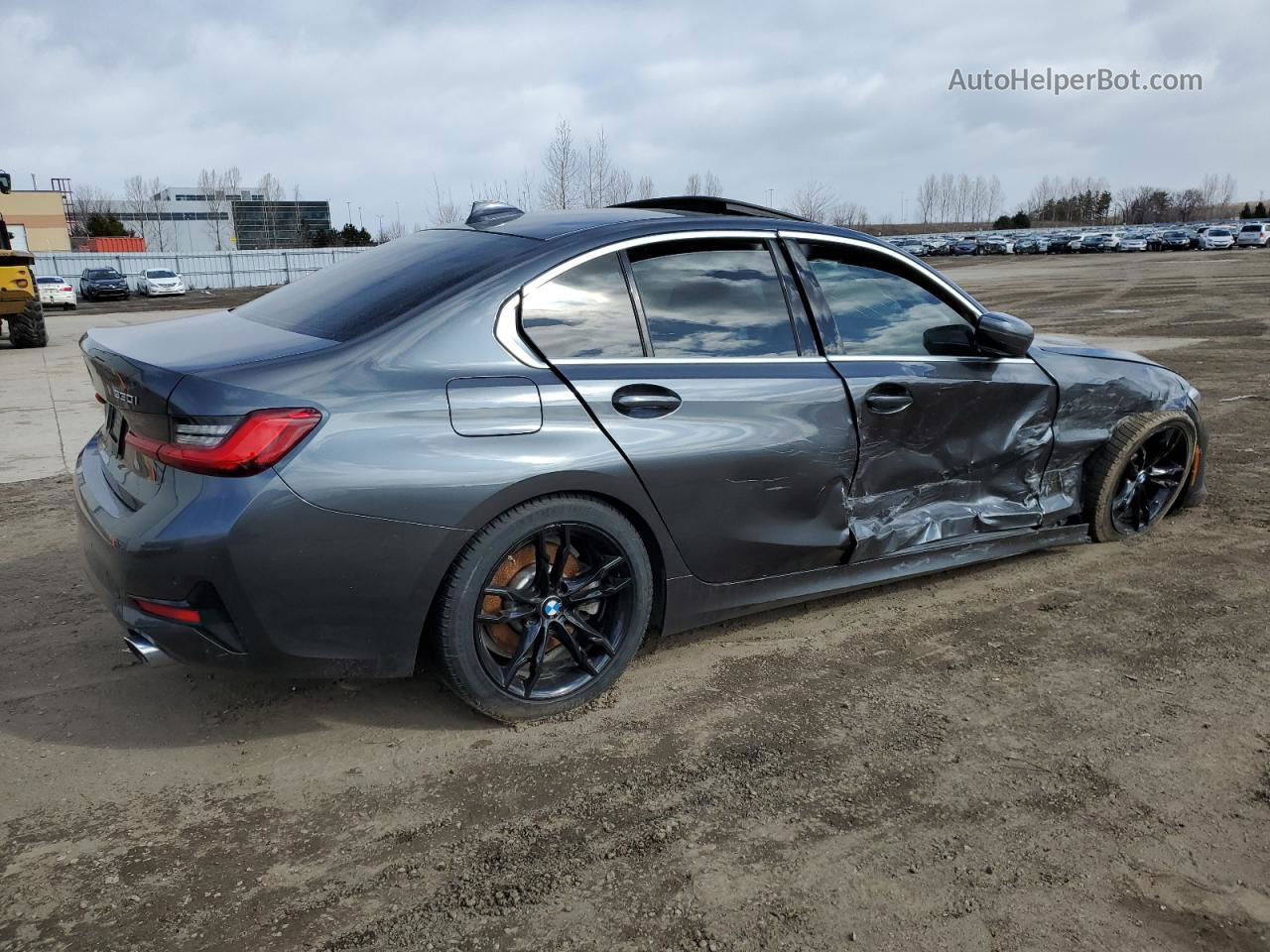 2020 Bmw 330xi  Gray vin: 3MW5R7J04L8B29983