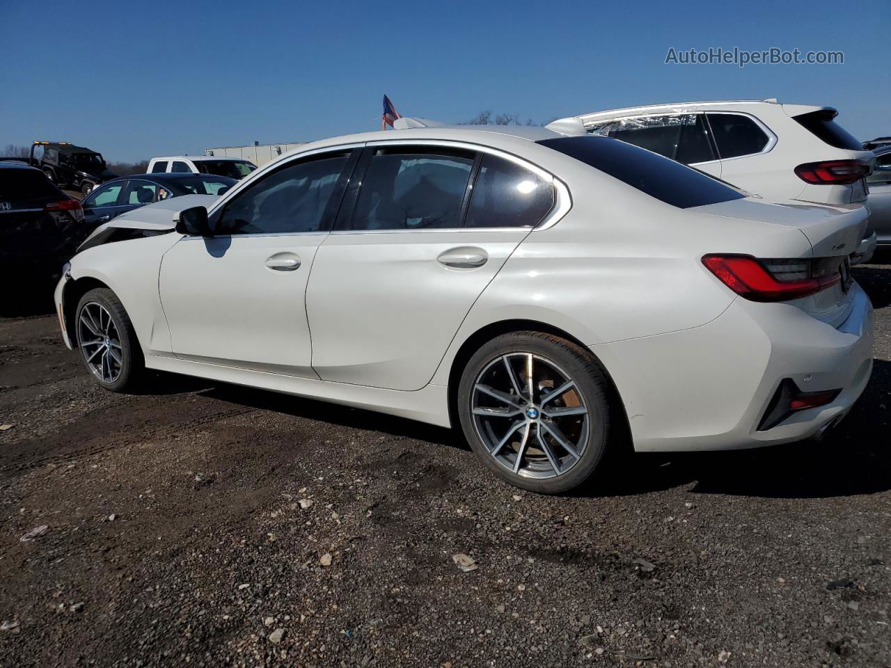 2020 Bmw 330xi  White vin: 3MW5R7J04L8B31409