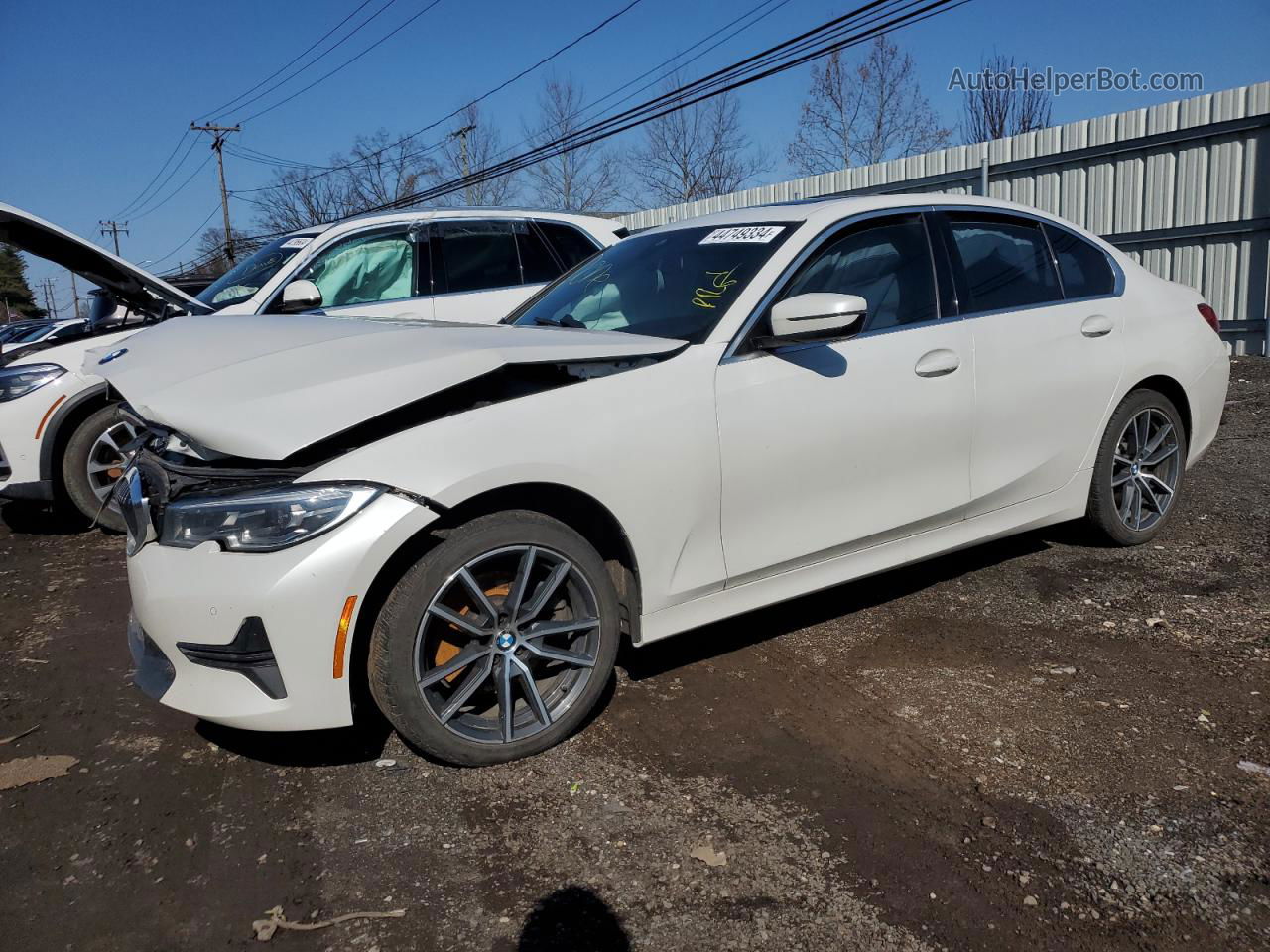 2020 Bmw 330xi  White vin: 3MW5R7J04L8B31409