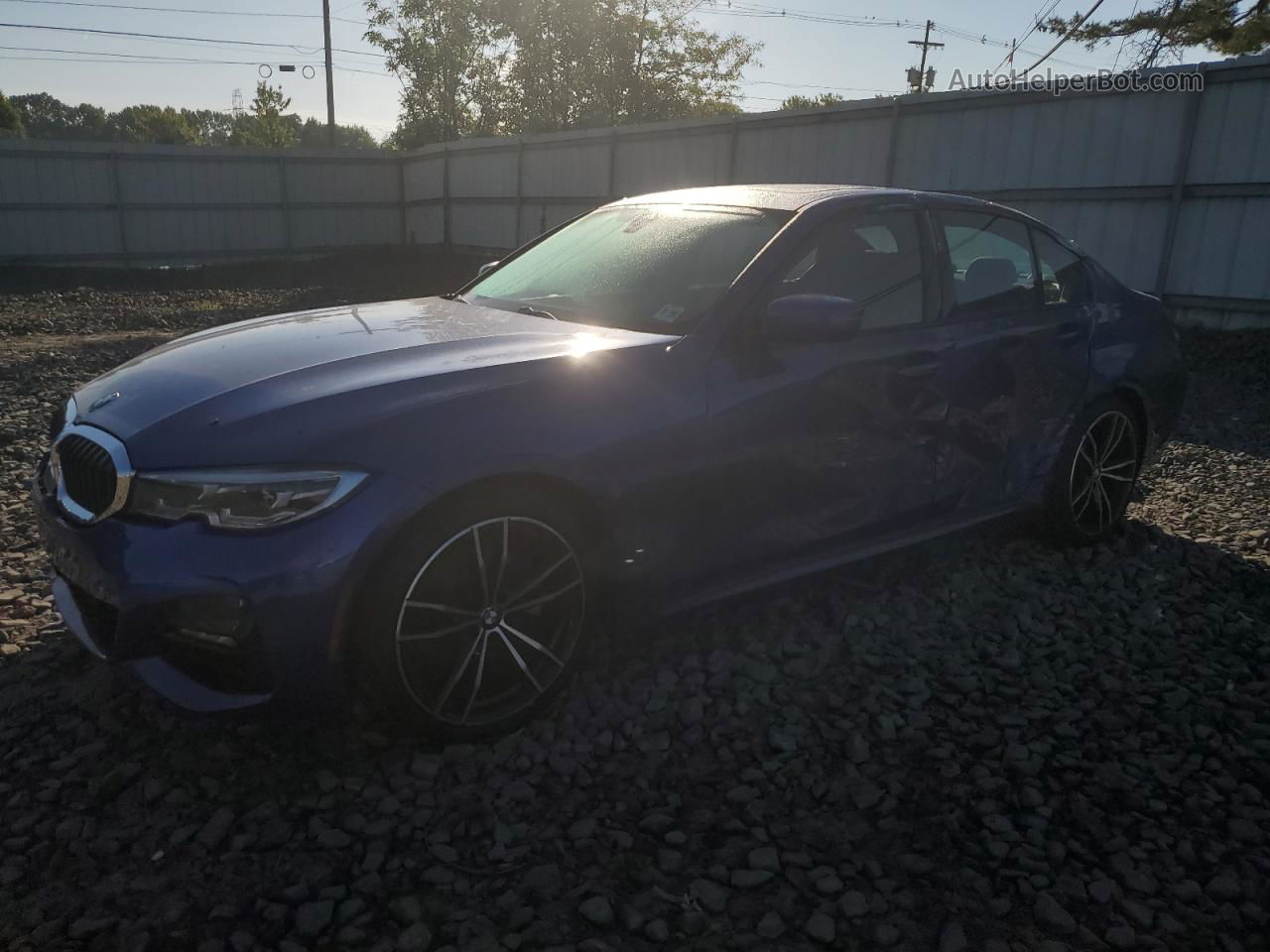 2020 Bmw 330xi  Blue vin: 3MW5R7J04L8B33631