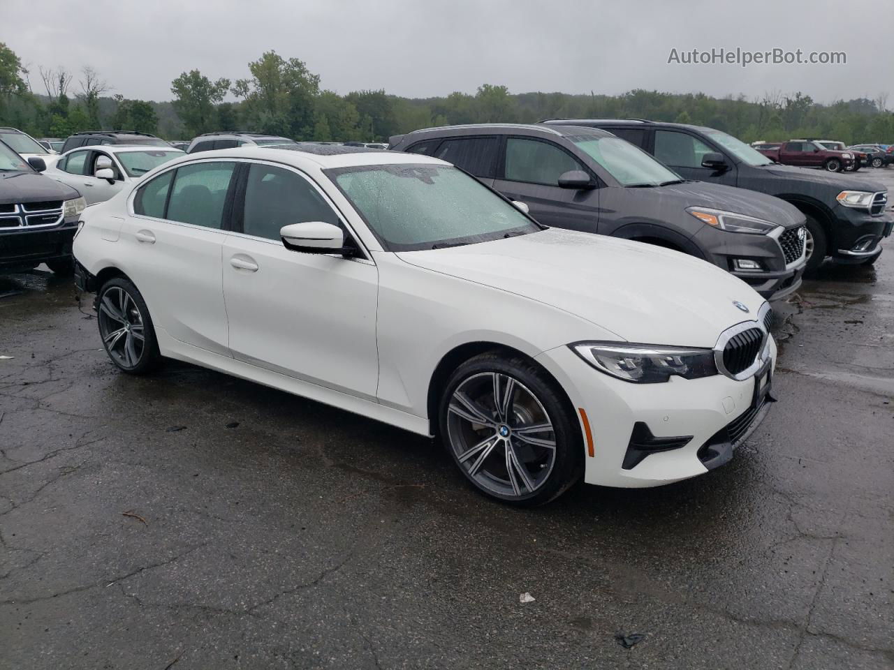 2020 Bmw 330xi  White vin: 3MW5R7J04L8B34472